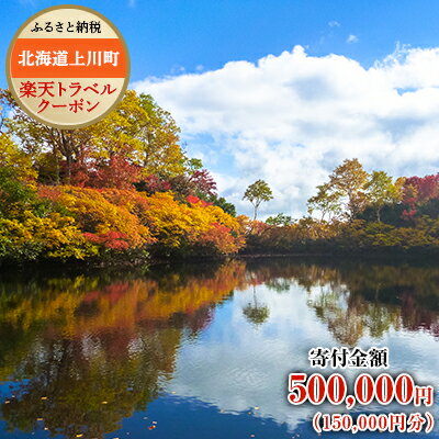 【ふるさと納税】北海道上川町の対象施設で使える楽天トラベルクーポン寄付額500,000円
