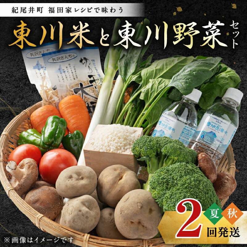 「紀尾井町 福田家レシピで味わう東川米と東川野菜」セット