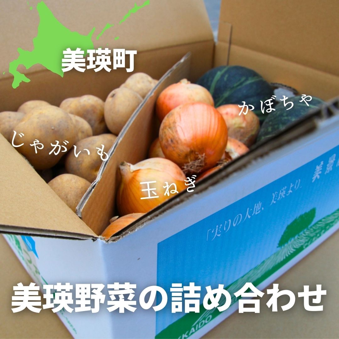 【ふるさと納税】≪令和6年産！≫美瑛野菜の詰め合わせ　北海道　北海道美瑛北海道美瑛町　美瑛町　美瑛　玉ねぎ　じゃがいも　かぼちゃ　北海道産　美景農園[012-25]