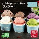 【ふるさと納税】≪9ヵ月定期便≫gelatrip's selection ジェラート12個BOX
