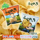 22位! 口コミ数「1件」評価「5」ふらの産 ポテトチップス 【ふらのっち】 うすしお味 ＆ ガーリック味 セット ふらの農業協同組合(南富良野町) ジャガイモ うすしお ガー･･･ 