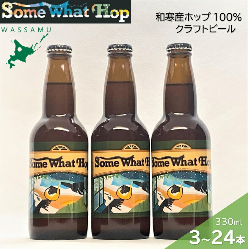 【ふるさと納税】わっさむクラフトビール（Some What Hop）