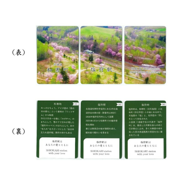 【ふるさと納税】JR塩狩駅カード～連結桜2021～