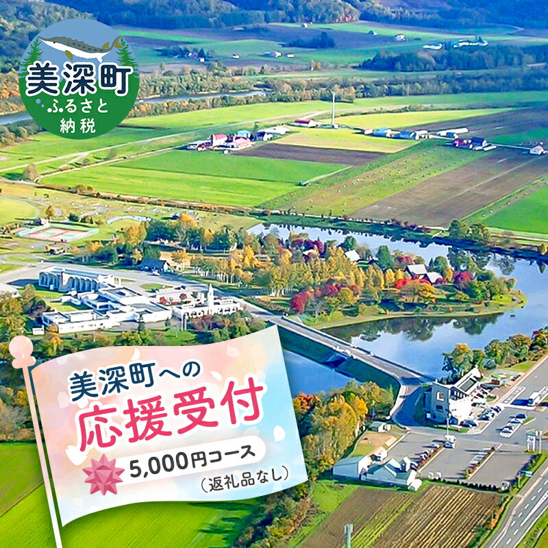 北海道美深町 寄附のみの応援受付 5,000円コース(返礼品なし 寄附のみ 5000円) チケット