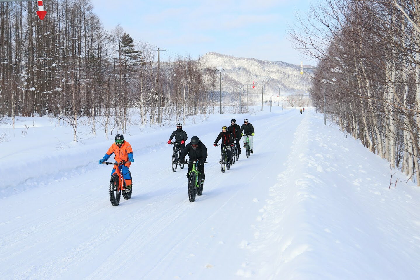 【ふるさと納税】サイクリングガイドチケット　雪上サイクリング編（12月～3月）