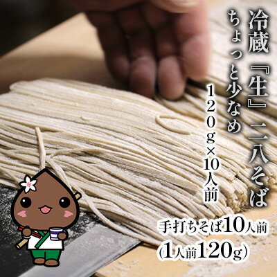 冷蔵『生』二八そば ちょっと少なめ120g×10人前 北海道幌加内【霧立亭】　【麺類・二八そば・そば・蕎麦・手打ち・手打ちそば 】