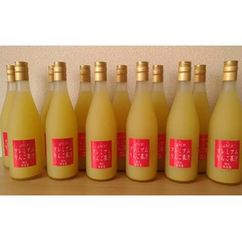 7-040-007 秋香園 りんごジュース 720ml×12本セット 飲料類・果汁飲料・りんご・ジュース・果実飲料・ジュース・飲料・ドリンク お届け:入金確認後、1週間〜1ヶ月以内