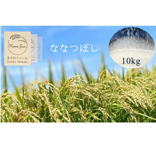 【ふるさと納税】6-015-017　新米・増毛町産ななつぼし 10kg（10月～発送）【前野ファーム】　【お米・お米・お米】　お届け：10月以降、前月末までの入金確認済の寄附者様に、翌月25日前後にお届けします