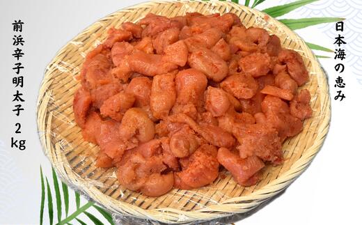 8-011-010 日本海の恵み 前浜辛子明太子 2kg お届け:入金確認後、2週間〜1ヶ月前後
