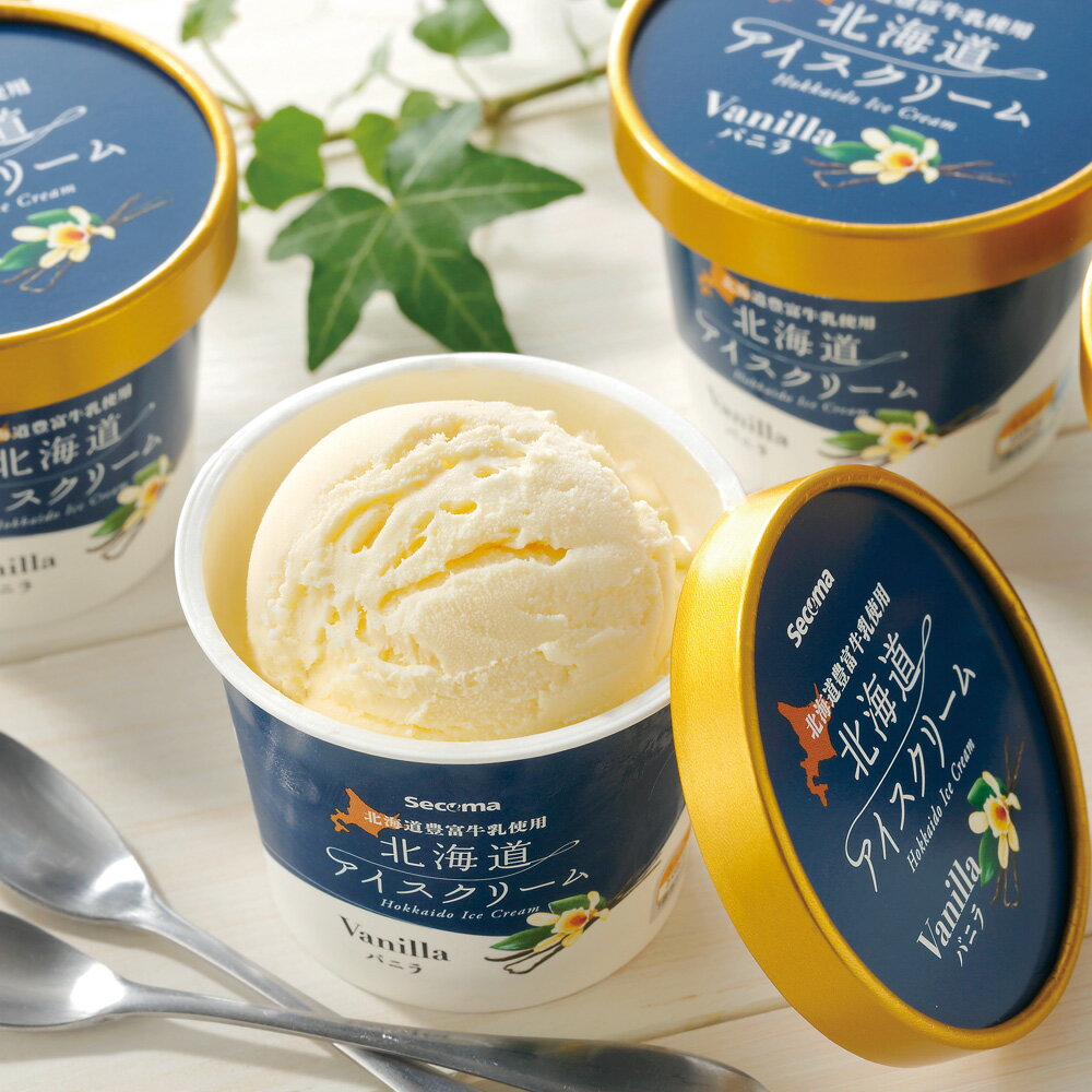 【ふるさと納税】北海道バニラアイスクリーム12個セット