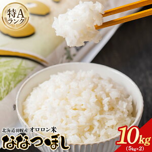 【ふるさと納税】【2025年産】北海道羽幌産 オロロン米ななつぼし10kg(5kg×2セット) | 10kg 10キロ 10キロ 10kg お米 米 オロロン米 美味しいお米 安心 北海道米 北海道 羽幌町 羽幌 ふるさと納税【0410702】