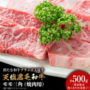 【ふるさと納税】 黒毛和牛 モモ三角（焼肉用） 500g 牛肉 三角バラ 希少部位 貴重 国産 北海道産