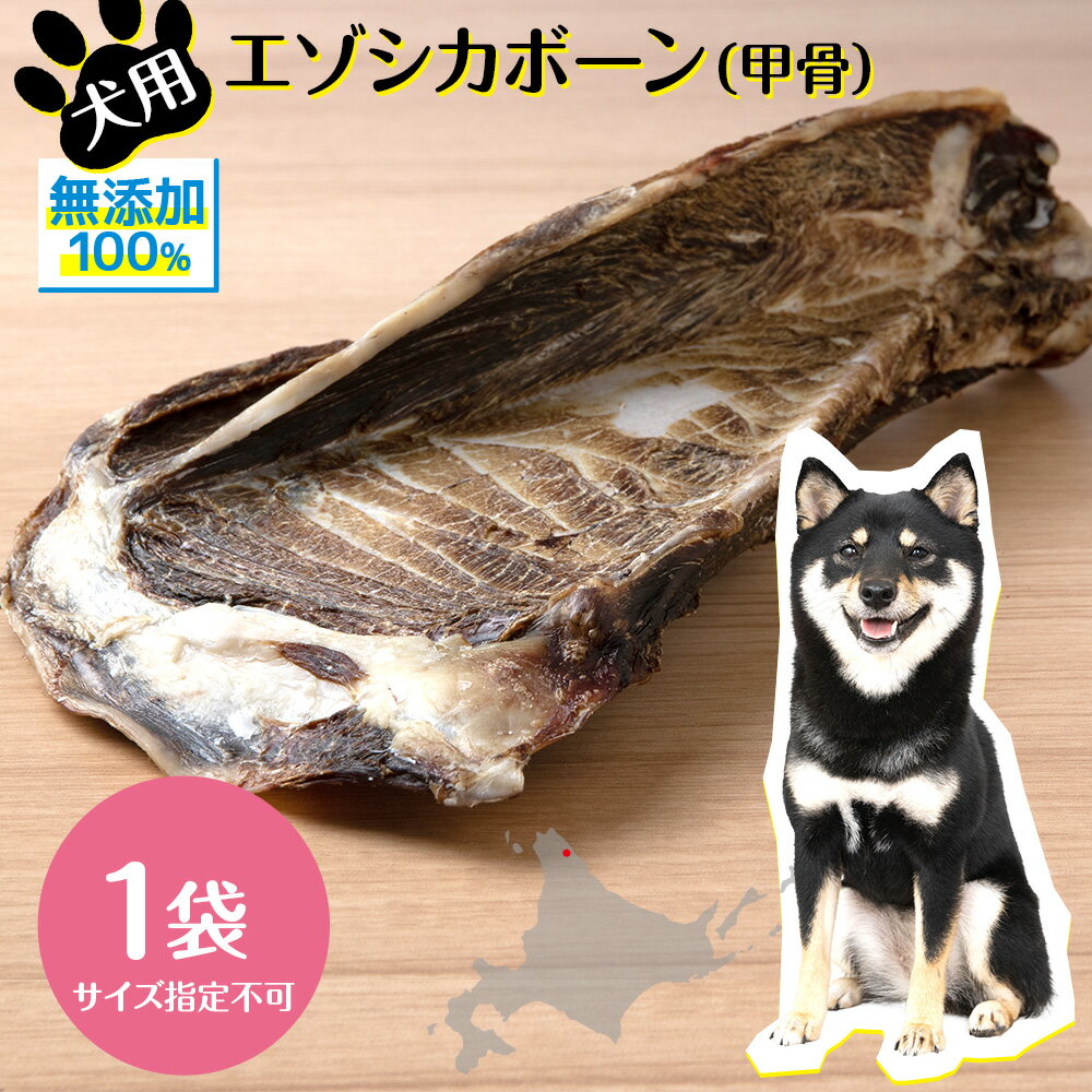 犬 おやつ 無添加 国産 骨 エゾ鹿 ボーン 肩甲骨 (約300g) 歯磨き 歯石 ガム 犬用 トリーツ ペットフード ドッグフード エゾシカ北海道ふるさと納税 ふるさと納税 北海道 浜頓別 通販 贈答品 贈り物