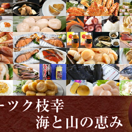 【ふるさと納税】オホーツク枝幸 海と山の恵み【全12回定期便】　【定期便・魚貝類・帆立・ホタテ・毛カニ・蟹・魚貝類・いくら・魚卵】