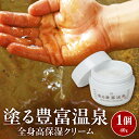 【ふるさと納税】 高保湿クリーム 塗る豊富温泉 40g×1個 / 無香料 無着色 パラベンフリー 全身 高保湿 保湿 化粧水 乾燥 敏感肌 クリーム 保湿クリー...