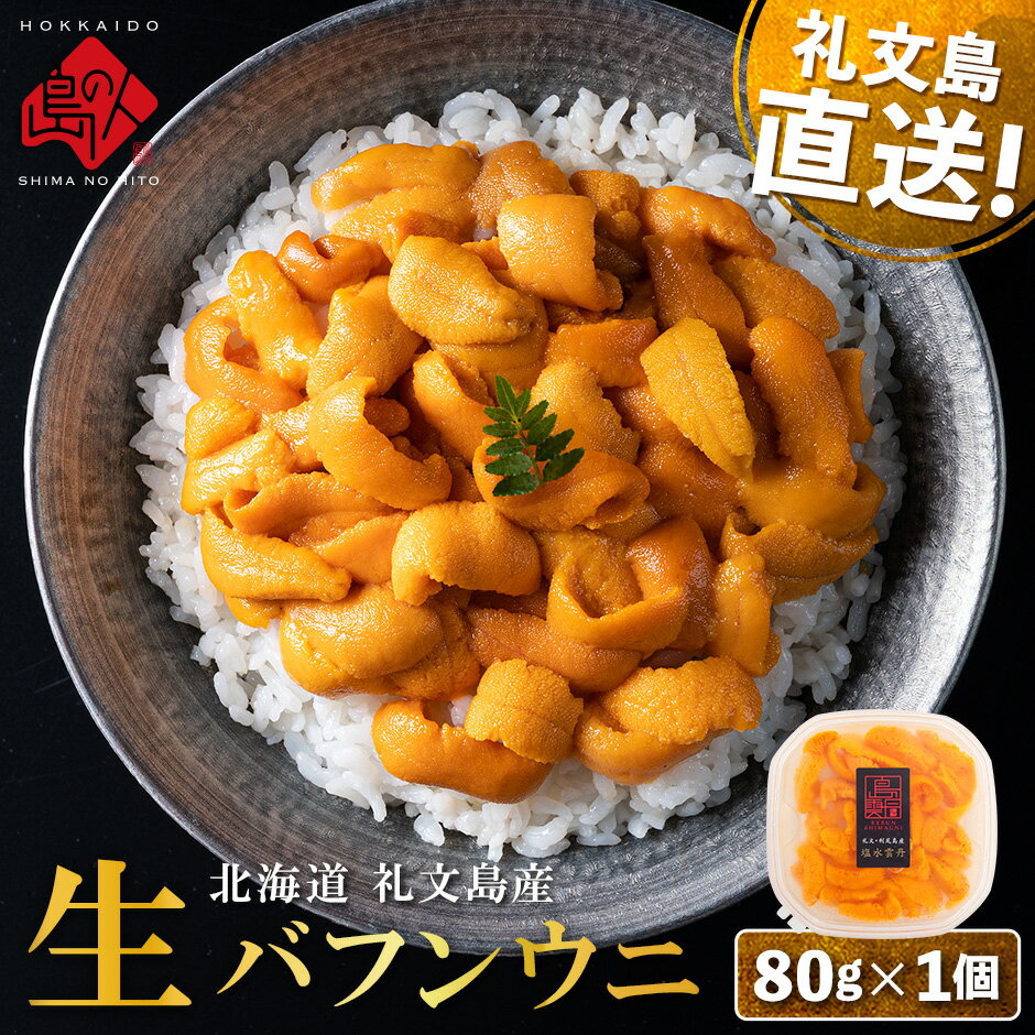 【ふるさと納税】北海道 礼文島産 塩水 エゾバフンウニ 90g 雲丹　【 魚貝類 ウニ 雲丹 エゾバフンウニ 】　お届け：2023年6月中旬〜8月下旬頃までのサムネイル