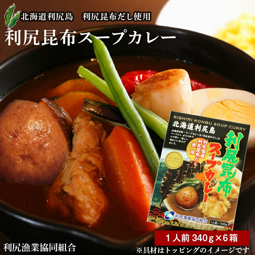 6位! 口コミ数「0件」評価「0」 利尻昆布スープカレー6個セット《利尻漁業協同組合》北海道ふるさと納税 利尻富士町 ふるさと納税 北海道