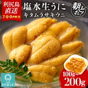  ★直送 「利尻島産 塩水ムラサキウニ1パック」選べる100g～200g 1パック100g北海道ふるさと納税 利尻富士町 ふるさと納税 北海道 海鮮 北海道 海鮮 生うに 北海道 うに 雲丹 通販 ギフト ウニ 贈答品 贈り物