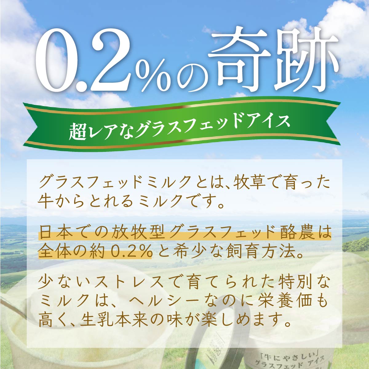 【ふるさと納税】北海道美幌峠牧場のグラスフェッドアイス（プレーン） 110ml 12個入り 【 ふるさと納税 人気 おすすめ ランキング アイス アイスクリーム スイーツ ミルク デザート お菓子 セット 詰め合わせ ギフト 贈答 プレゼント 北海道 美幌町 】 BHRP001