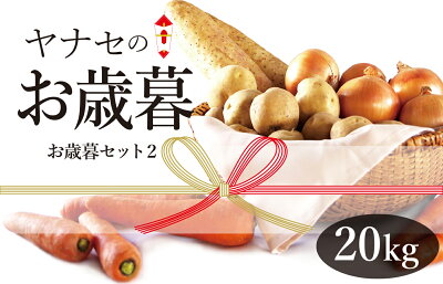 楽天ふるさと納税　【ふるさと納税】R6年産 お歳暮セット2 約20kg ヤナセ農園 【 ふるさと納税 人気 おすすめ ランキング 野菜 やさい ベジタブル 玉ねぎ たまねぎ 玉葱 じゃがいも ジャガイモ 北海道野菜 たっぷり セット 詰合せ ギフト 贈答 プレゼント 北海道 津別町 送料無料 】 TBTI013