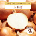 【ふるさと納税】「玉ねぎが主役のドレッシング」の玉ねぎ 9kg M玉以上 混玉【配送不可地域:離島・沖縄県】【1534094】