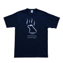 【ふるさと納税】「知床トコさん」×久米繊維 コットンTシャツ 温泉柄 Sサイズ 半袖【配送不可地域:離島・沖縄県】【1634780】