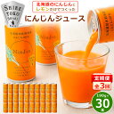 8位! 口コミ数「0件」評価「0」【毎月定期便】にんじんジュース (190g×30本) 無添加 北海道産 人参 野菜ジュース 全3回【4007306】