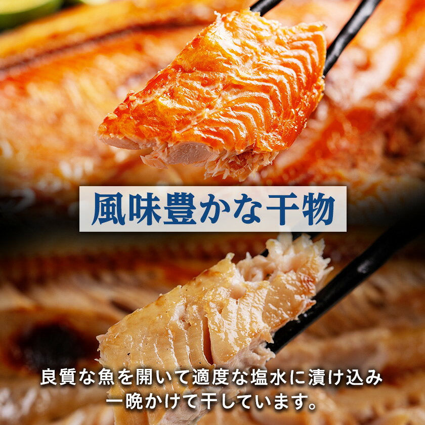 【ふるさと納税】北の海一夜干しセットA(ほっけ2枚・にしん2枚・桜ます1枚)_ 一夜干し 干物 ほっけ にしん 桜ます セット 人気 美味しい 北海道産 真空パック 焼き魚 無添加 【配送不可地域：離島】【1692850】
