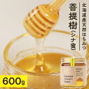 【ふるさと納税】北海道産天然はちみつ 菩提樹 600g【配送不可地域:離島・沖縄県】【1056685】