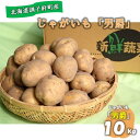 【ふるさと納税】佐藤農場のじゃがいも「男爵」10kg【配送不可地域:離島・沖縄県】【1414642】