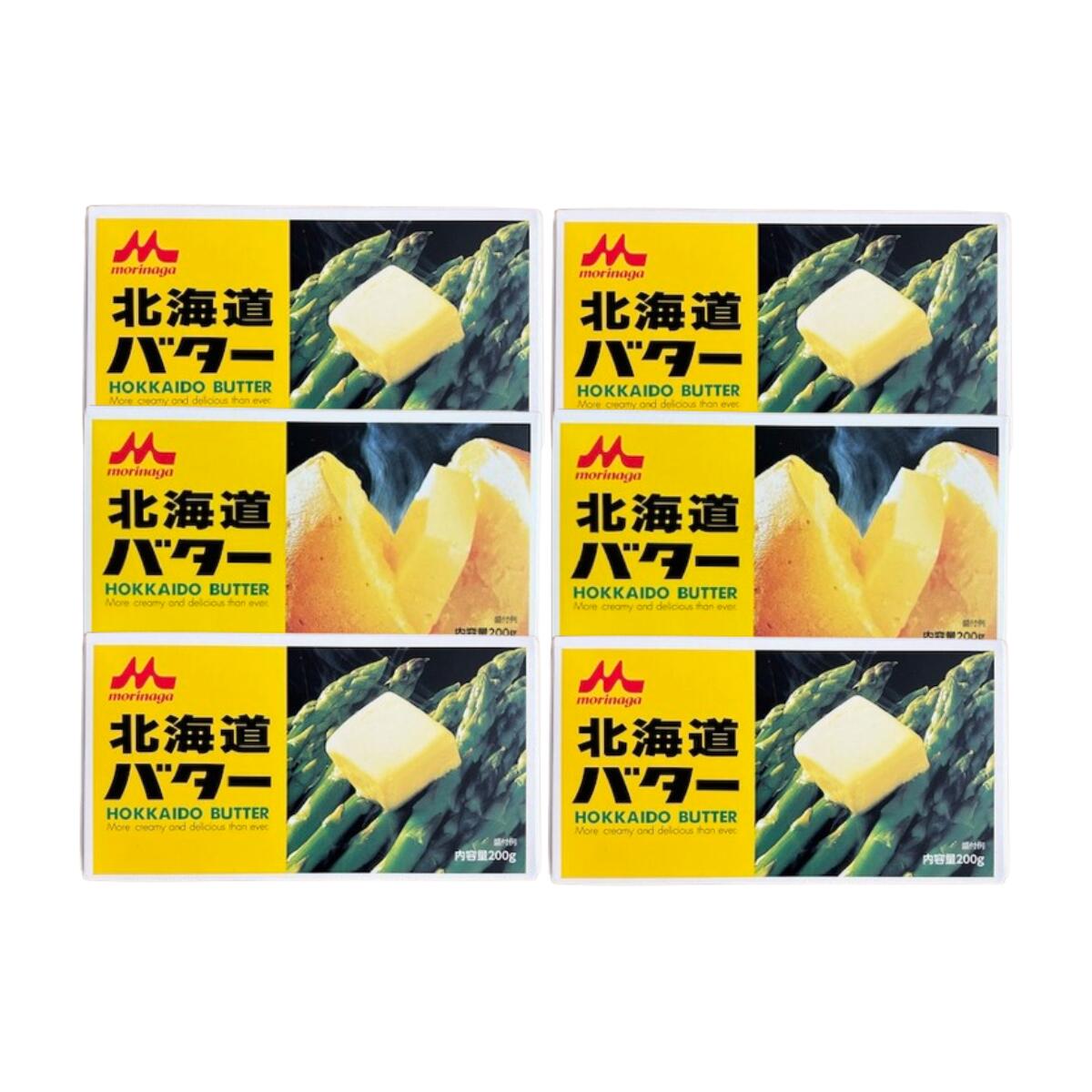 【ふるさと納税】森永 北海道 バター 1.2kg（200g×6個）3回定期便（3ヶ月毎にお届け） 【 ふるさと納税 人気 おすすめ ランキング 加工食品 乳製品 バター 生乳 森永 モリナガ MORINAGA 森永乳業 定期便 北海道 佐呂間町 送料無料 】 SRMM025