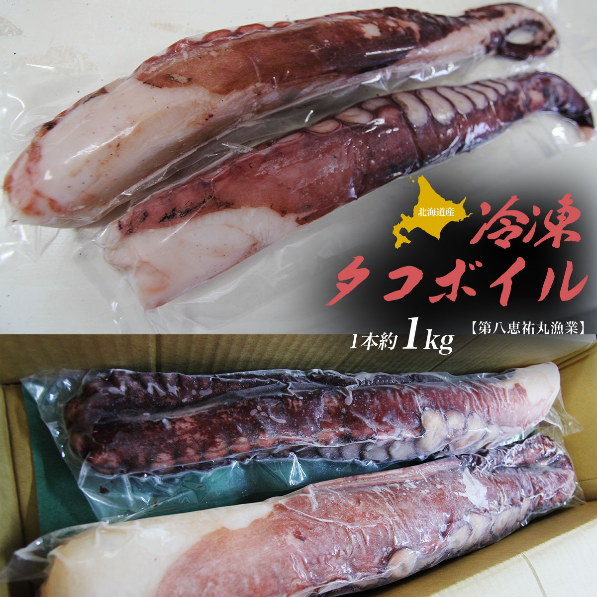 【ふるさと納税】北海道産 冷凍 タコボイル 1本 約1kg 【 ふるさと納税 人気 おすすめ ランキング 魚介..