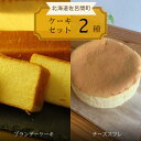 【ふるさと納税】 2種のケーキセット（ブランデーケーキ・チーズスフレ） 【 ふるさと納税 人気 おすすめ ランキング 菓子 ケーキ ブランデーケーキ チーズスフレ 甘い 美味しい 北海道 佐呂間町 送料無料 】 SRMJ047