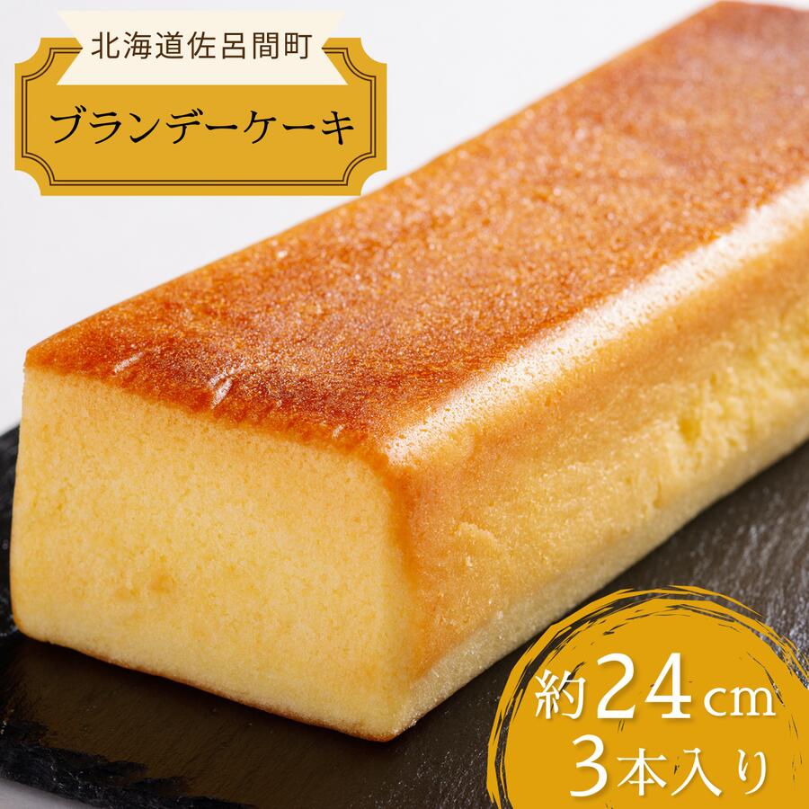 【ふるさと納税】 しっとり香る大人スイーツ ブランデーケーキ 24cm×3本 【 ふるさと納税 人気 おすすめ ランキング 菓子 ケーキ ブランデーケーキ ブラ...