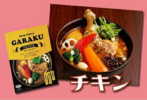 【ふるさと納税】【北海道で大行列のできる人気スープカレー店】GARAKUスープカレー2種食べ比べ4個セット