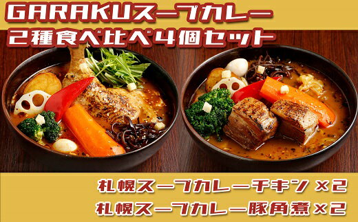 【ふるさと納税】【北海道で大行列のできる人気スープカレー店】GARAKUスープカ