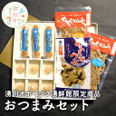 【ふるさと納税】【国内消費拡大求む】湧別オホーツク湧鮮館 限定商品 おつまみセット 魚貝類 加工食品