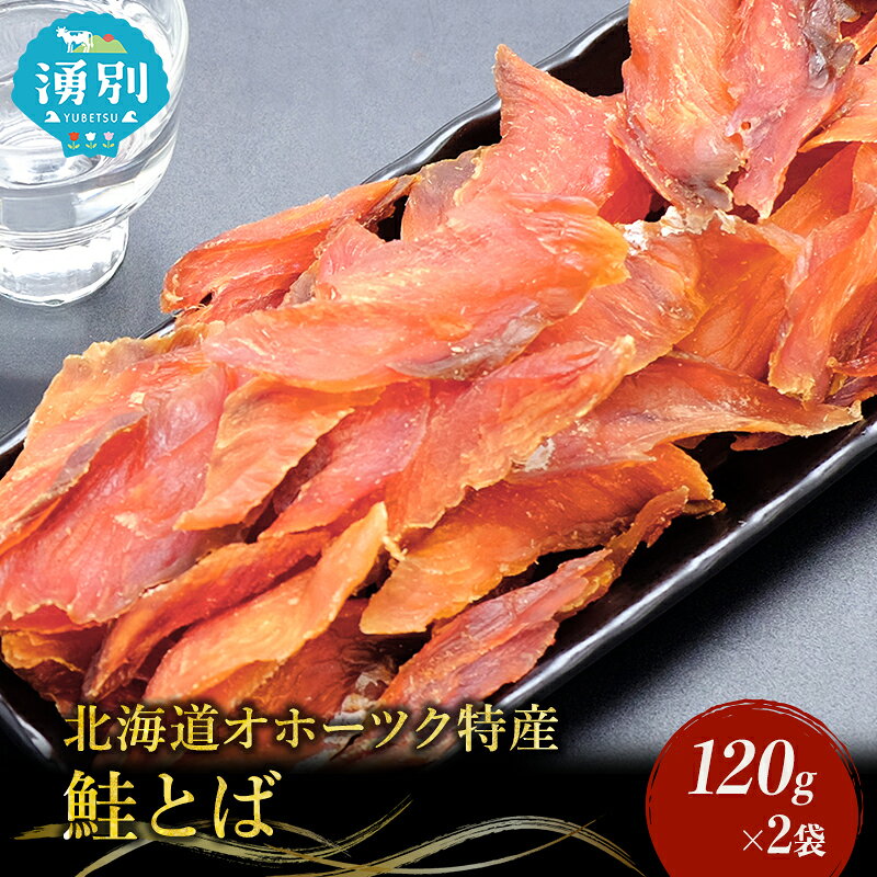 [業務用]鮭とば120g×2袋 海産物 おつまみ 珍味 オホーツク おつまみ オホーツク 海産 乾物 魚貝類 サーモン さけ サケ