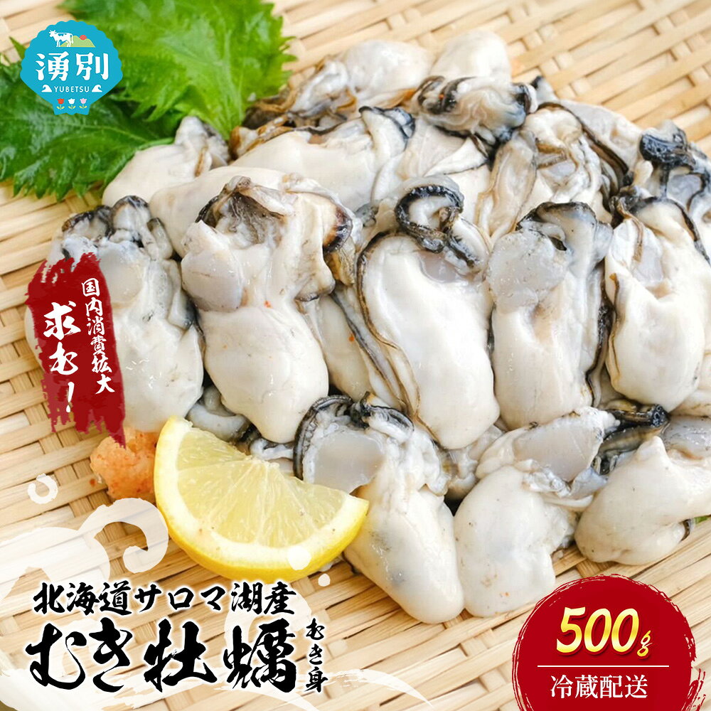 牡蠣【国内消費拡大求む】北海道サロマ湖産 むき牡蠣（むき身）500g 生食 カキ かき むき牡蠣 お届け：2024年11月～12月上旬まで