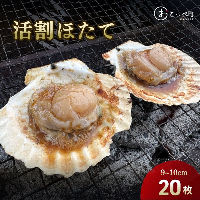 2位! 口コミ数「0件」評価「0」活割ほたて（9～10cm）20枚