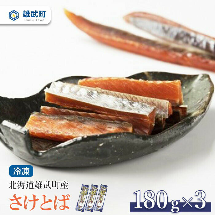 10位! 口コミ数「0件」評価「0」北海道雄武町産　さけとば(冷凍)180g×3 鮭トバ 鮭 サケ さけ サケトバ さけとば トバ 北海道産 ふるさと納税 雄武町 雄武【123･･･ 