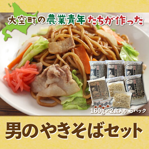 【ふるさと納税】 男のやきそばセット160g2食入り6パック ふるさと納税 焼きそば やきそば ヤキソバ 麺 ソース焼きそば 北海道 大空町 送料無料 OSR001 【ふるさと納税】 男のやきそばセット160g2食入り6パック ふるさと納税 焼きそば やきそば ヤキソバ 麺 ソース焼きそば 北海道 大空町 送料無料 OSR001