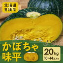 【ふるさと納税】北海道 豊浦産 かぼちゃ 味平 20kg 10～14玉入り 【 ふるさと納税 人気  ...