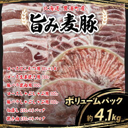 【ふるさと納税】北海道 豊浦町産 「 旨み麦豚 」 ボリュームパック 【 ふるさと納税 人気 おすすめ ランキング 肉 豚肉 豚バラ 豚ひき肉 とんかつ 豚焼肉 豚ロース 豚しゃぶしゃぶ 切落し 大容量 おいしい 美味しい 北海道 豊浦町 送料無料 】 TYUO001