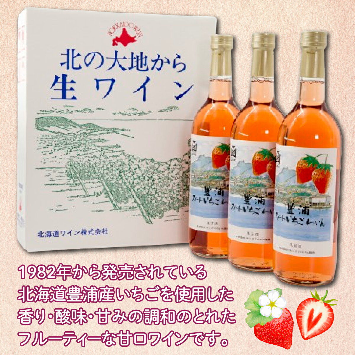 【ふるさと納税】北海道 豊浦 いちご ワインセット【3本】 【 ふるさと納税 人気 おすすめ ランキング ワイン わいん 果物 いちごイチゴ 苺 いちごワイン 酒 お酒 ギフト 贈答 プレゼント セット 詰合せ おいしい 美味しい 北海道 豊浦町 送料無料 】 TYUV001