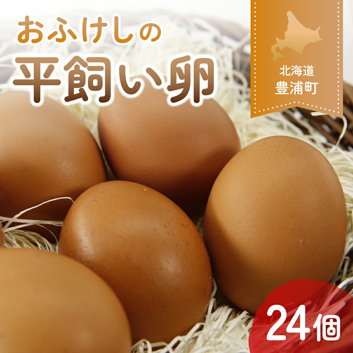 北海道 豊浦 おふけしの平飼い卵 24個 [ ふるさと納税 人気 おすすめ ランキング 卵 たまご 鶏 ニワトリ 国産 タマゴ 平飼い おいしい 美味しい 新鮮 北海道 豊浦町 送料無料 ]