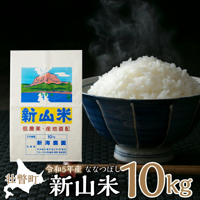 【ふるさと納税】◆令和5年産米◆新山米（ななつぼし）約10k