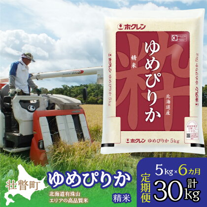 定期便 6ヵ月連続6回 北海道産 ゆめぴりか 精米 5kg ふるさと納税 人気 おすすめ ランキング 北海道 壮瞥 定期便 精米 米 白米 ゆめぴりか 甘い おにぎり おむすび こめ 贈り物 贈物 贈答 ギフト セット 北海道 壮瞥町 送料無料 SBTD036