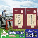 【ふるさと納税】【令和6年産 6ヶ月定期配送】(無洗米4kg)ホクレンゆめぴりか(無洗米2kg×2袋) 【 ふるさと納税 人気 おすすめ ランキング 北海道産 ...