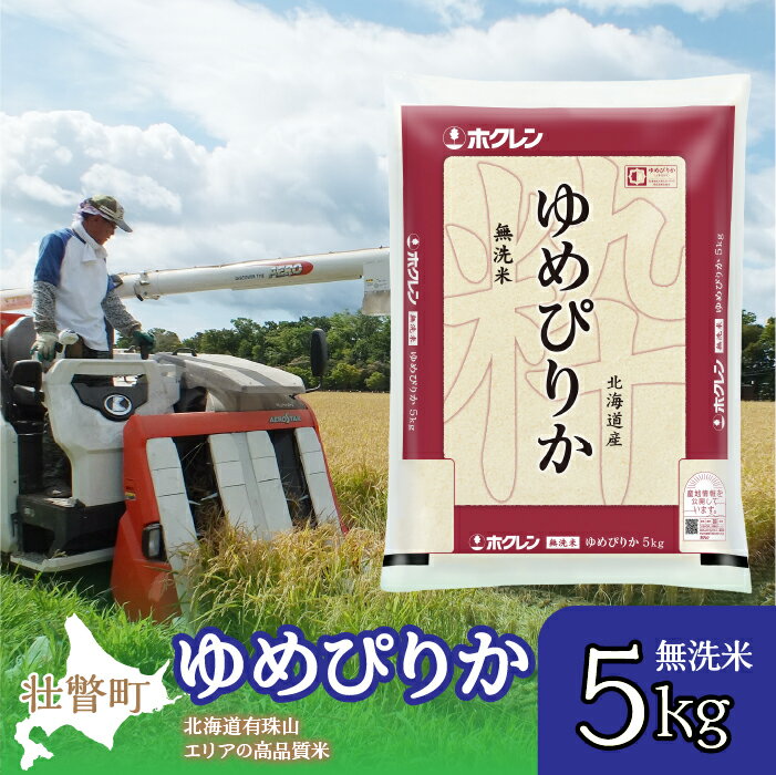 【ふるさと納税】北海道産 ゆめぴりか 無洗米 5kg ふるさと納税 人気 おすすめ ランキング 北海道 壮瞥 無洗米 米 白米 ゆめぴりか 甘い おにぎり おむすび こめ 贈り物 贈物 贈答 ギフト セット 北海道 壮瞥町 送料無料 SBTD058